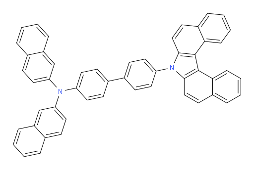 N-(4'-(7H-dibenzo[c,g]carbazol-7-yl)-[1,1'-biphenyl]-4-yl)-N-(naphthalen-2-yl)naphthalen-2-amine