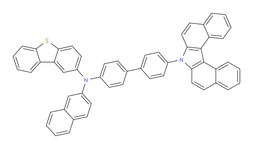 N-(4'-(7H-dibenzo[c,g]carbazol-7-yl)-[1,1'-biphenyl]-4-yl)-N-(naphthalen-2-yl)dibenzo[b,d]thiophen-2-amine