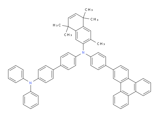 N4-(3,5,5,8,8-pentamethyl-5,8-dihydronaphthalen-2-yl)-N4',N4'-diphenyl-N4-(4-(triphenylen-2-yl)phenyl)-[1,1'-biphenyl]-4,4'-diamine