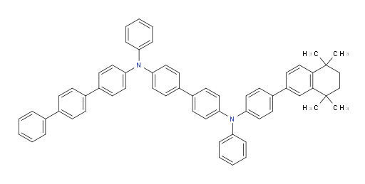N4-([1,1':4',1''-terphenyl]-4-yl)-N4,N4'-diphenyl-N4'-(4-(5,5,8,8-tetramethyl-5,6,7,8-tetrahydronaphthalen-2-yl)phenyl)-[1,1'-biphenyl]-4,4'-diamine