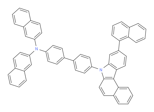 N-(4'-(9-(naphthalen-1-yl)-7H-benzo[c]carbazol-7-yl)-[1,1'-biphenyl]-4-yl)-N-(naphthalen-2-yl)naphthalen-2-amine