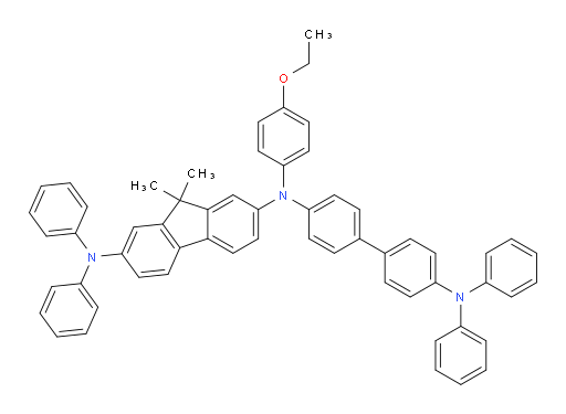 N2-(4'-(diphenylamino)-[1,1'-biphenyl]-4-yl)-N2-(4-ethoxyphenyl)-9,9-dimethyl-N7,N7-diphenyl-9H-fluorene-2,7-diamine
