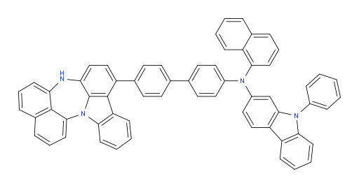 N-(4'-(4H-naphtho[1',8':5,6,7][1,4]diazepino[3,2,1-jk]carbazol-7-yl)-[1,1'-biphenyl]-4-yl)-N-(naphthalen-1-yl)-9-phenyl-9H-carbazol-2-amine