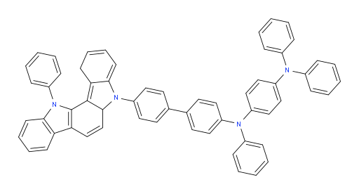 N1,N1,N4-triphenyl-N4-(4'-(12-phenylindolo[3,2-a]carbazol-5(1H,5aH,12H)-yl)-[1,1'-biphenyl]-4-yl)benzene-1,4-diamine