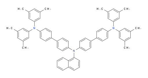 N4-(4'-(bis(3,5-dimethylphenyl)amino)-[1,1'-biphenyl]-4-yl)-N4',N4'-bis(3,5-dimethylphenyl)-N4-(naphthalen-1-yl)-[1,1'-biphenyl]-4,4'-diamine