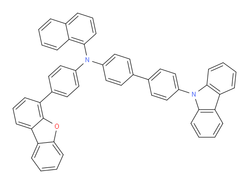 N-(4'-(9H-carbazol-9-yl)-[1,1'-biphenyl]-4-yl)-N-(4-(dibenzo[b,d]furan-4-yl)phenyl)naphthalen-1-amine