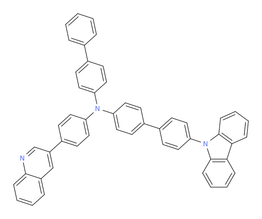 N-([1,1'-biphenyl]-4-yl)-4'-(9H-carbazol-9-yl)-N-(4-(quinolin-3-yl)phenyl)-[1,1'-biphenyl]-4-amine