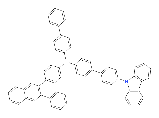 N-([1,1'-biphenyl]-4-yl)-4'-(9H-carbazol-9-yl)-N-(4-(3-phenylnaphthalen-2-yl)phenyl)-[1,1'-biphenyl]-4-amine