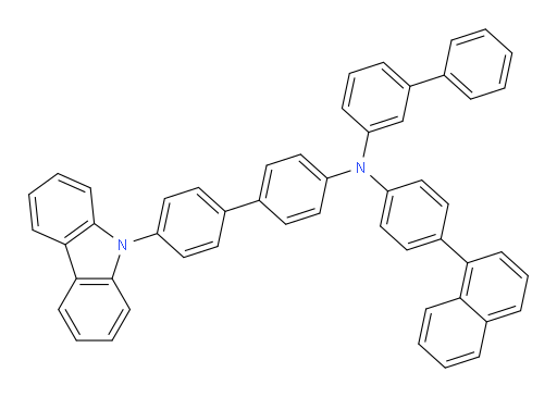 N-(4'-(9H-carbazol-9-yl)-[1,1'-biphenyl]-4-yl)-N-(4-(naphthalen-1-yl)phenyl)-[1,1'-biphenyl]-3-amine