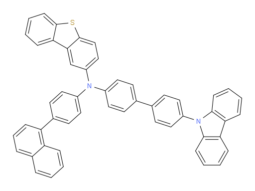 N-(4'-(9H-carbazol-9-yl)-[1,1'-biphenyl]-4-yl)-N-(4-(naphthalen-1-yl)phenyl)dibenzo[b,d]thiophen-2-amine