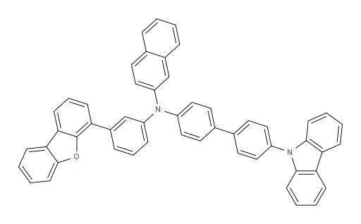 N-(4'-(9H-carbazol-9-yl)-[1,1'-biphenyl]-4-yl)-N-(3-(dibenzo[b,d]furan-4-yl)phenyl)naphthalen-2-amine