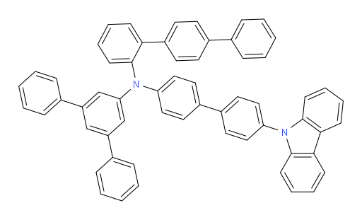 N-(4'-(9H-carbazol-9-yl)-[1,1'-biphenyl]-4-yl)-N-([1,1':4',1''-terphenyl]-2-yl)-[1,1':3',1''-terphenyl]-5'-amine
