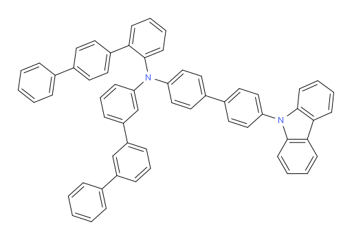 N-(4'-(9H-carbazol-9-yl)-[1,1'-biphenyl]-4-yl)-N-([1,1':4',1''-terphenyl]-2-yl)-[1,1':3',1''-terphenyl]-3-amine