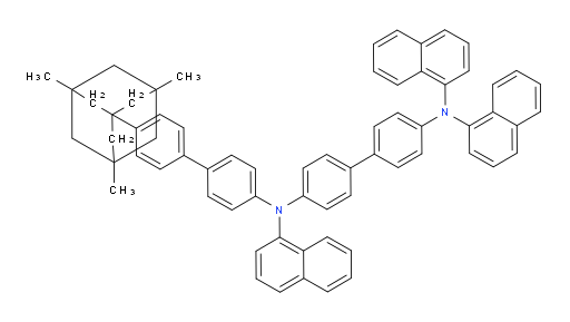N4,N4,N4'-tri(naphthalen-1-yl)-N4'-(4'-(3,5,7-trimethyladamantan-1-yl)-[1,1'-biphenyl]-4-yl)-[1,1'-biphenyl]-4,4'-diamine