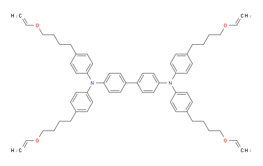 N4,N4,N4',N4'-tetrakis(4-(4-(vinyloxy)butyl)phenyl)-[1,1'-biphenyl]-4,4'-diamine