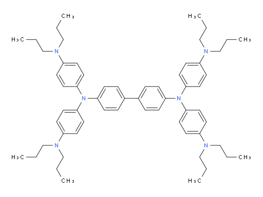 N1,N1'-([1,1'-biphenyl]-4,4'-diyl)bis(N1-(4-(dipropylamino)phenyl)-N4,N4-dipropylbenzene-1,4-diamine)