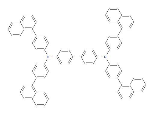 N4,N4,N4',N4'-tetrakis(4-(naphthalen-1-yl)phenyl)-[1,1'-biphenyl]-4,4'-diamine