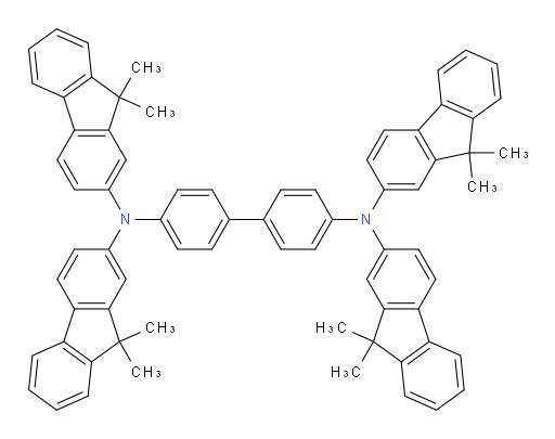 N4,N4,N4',N4'-tetrakis(9,9-dimethyl-9H-fluoren-2-yl)-[1,1'-biphenyl]-4,4'-diamine
