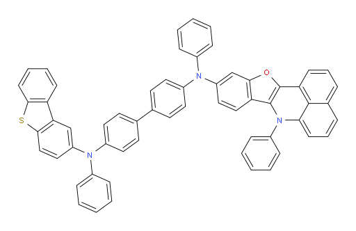 N4-(dibenzo[b,d]thiophen-2-yl)-N4,N4'-diphenyl-N4'-(7-phenyl-7H-benzo[de]benzofuro[3,2-b]quinolin-10-yl)-[1,1'-biphenyl]-4,4'-diamine