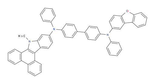 N4-(dibenzo[b,d]furan-2-yl)-N4'-(9-methyl-9H-dibenzo[a,c]carbazol-11-yl)-N4,N4'-diphenyl-[1,1'-biphenyl]-4,4'-diamine