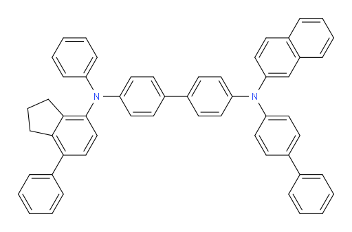 N4-([1,1'-biphenyl]-4-yl)-N4-(naphthalen-2-yl)-N4'-phenyl-N4'-(7-phenyl-2,3-dihydro-1H-inden-4-yl)-[1,1'-biphenyl]-4,4'-diamine