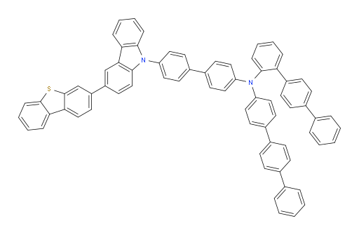 N-([1,1':4',1''-terphenyl]-4-yl)-N-(4'-(3-(dibenzo[b,d]thiophen-3-yl)-9H-carbazol-9-yl)-[1,1'-biphenyl]-4-yl)-[1,1':4',1''-terphenyl]-2-amine