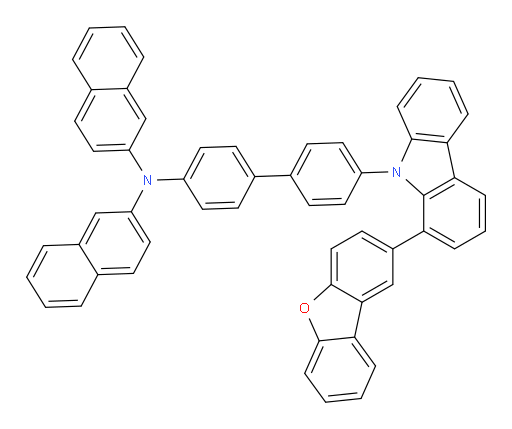 N-(4'-(1-(dibenzo[b,d]furan-2-yl)-9H-carbazol-9-yl)-[1,1'-biphenyl]-4-yl)-N-(naphthalen-2-yl)naphthalen-2-amine