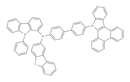 N-(4'-(9H-dibenzo[a,c]carbazol-9-yl)-[1,1'-biphenyl]-4-yl)-N-(dibenzo[b,d]thiophen-2-yl)-9-phenyl-9H-carbazol-1-amine