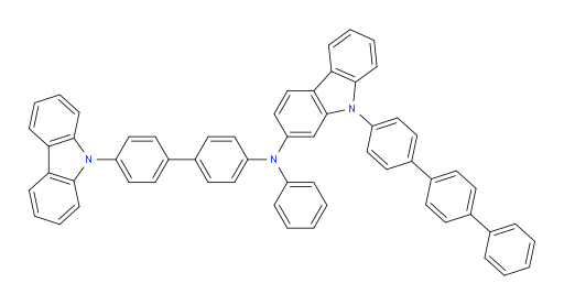 N-(4'-(9H-carbazol-9-yl)-[1,1'-biphenyl]-4-yl)-9-([1,1':4',1''-terphenyl]-4-yl)-N-phenyl-9H-carbazol-2-amine