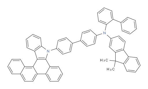 N-(4'-(11H-benzo[a]naphtho[2,1-c]carbazol-11-yl)-[1,1'-biphenyl]-4-yl)-N-([1,1'-biphenyl]-2-yl)-9,9-dimethyl-9H-fluoren-2-amine