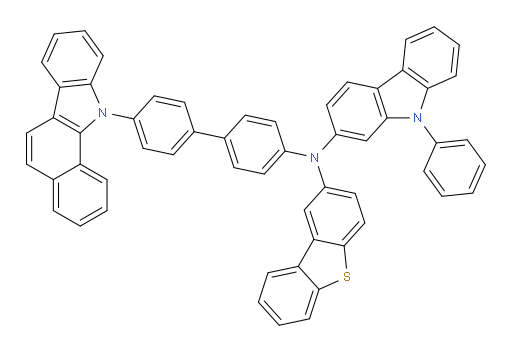 N-(4'-(11H-benzo[a]carbazol-11-yl)-[1,1'-biphenyl]-4-yl)-N-(dibenzo[b,d]thiophen-2-yl)-9-phenyl-9H-carbazol-2-amine