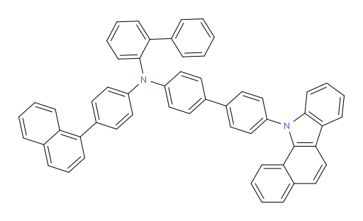 N-(4'-(11H-benzo[a]carbazol-11-yl)-[1,1'-biphenyl]-4-yl)-N-(4-(naphthalen-1-yl)phenyl)-[1,1'-biphenyl]-2-amine