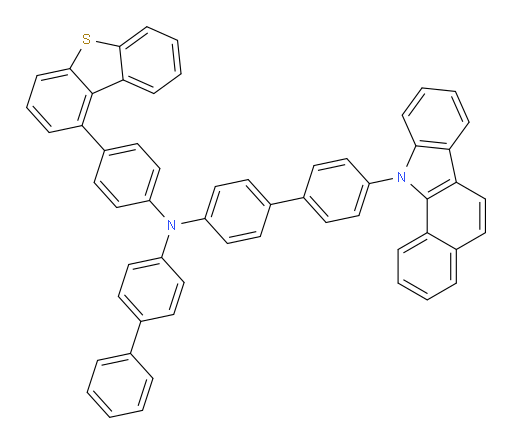 N-([1,1'-biphenyl]-4-yl)-4'-(11H-benzo[a]carbazol-11-yl)-N-(4-(dibenzo[b,d]thiophen-1-yl)phenyl)-[1,1'-biphenyl]-4-amine