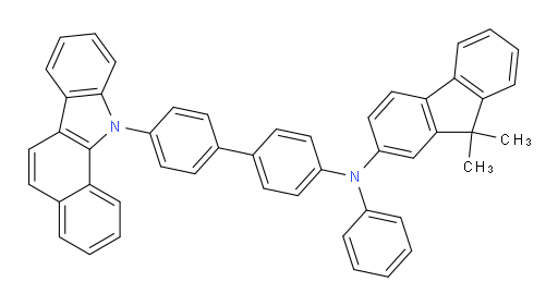 N-(4'-(11H-benzo[a]carbazol-11-yl)-[1,1'-biphenyl]-4-yl)-9,9-dimethyl-N-phenyl-9H-fluoren-2-amine