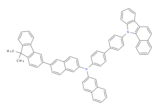 N-(4'-(11H-benzo[a]carbazol-11-yl)-[1,1'-biphenyl]-4-yl)-6-(9,9-dimethyl-9H-fluoren-3-yl)-N-(naphthalen-2-yl)naphthalen-2-amine