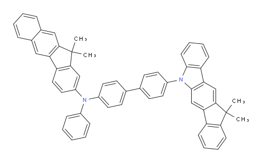 N-(4'-(11,11-dimethylindeno[1,2-b]carbazol-5(11H)-yl)-[1,1'-biphenyl]-4-yl)-11,11-dimethyl-N-phenyl-11H-benzo[b]fluoren-2-amine