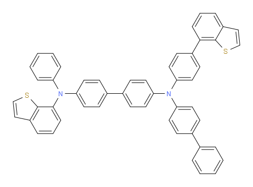 N4-([1,1'-biphenyl]-4-yl)-N4'-(benzo[b]thiophen-7-yl)-N4-(4-(benzo[b]thiophen-7-yl)phenyl)-N4'-phenyl-[1,1'-biphenyl]-4,4'-diamine