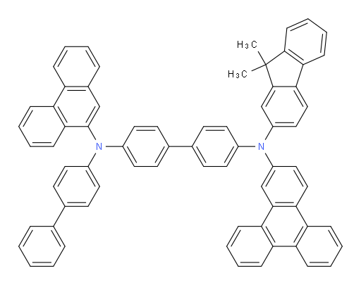 N4-([1,1'-biphenyl]-4-yl)-N4'-(9,9-dimethyl-9H-fluoren-2-yl)-N4-(phenanthren-9-yl)-N4'-(triphenylen-2-yl)-[1,1'-biphenyl]-4,4'-diamine