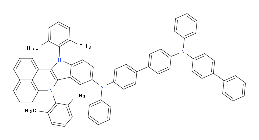 N4-([1,1'-biphenyl]-4-yl)-N4'-(7,12-bis(2,6-dimethylphenyl)-7,12-dihydrobenzo[de]indolo[3,2-b]quinolin-9-yl)-N4,N4'-diphenyl-[1,1'-biphenyl]-4,4'-diamine