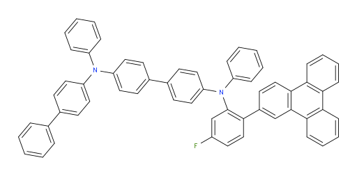 N4-([1,1'-biphenyl]-4-yl)-N4'-(5-fluoro-2-(triphenylen-2-yl)phenyl)-N4,N4'-diphenyl-[1,1'-biphenyl]-4,4'-diamine