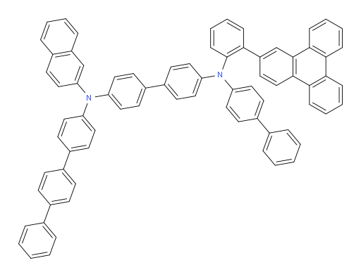 N4-([1,1'-biphenyl]-4-yl)-N4'-([1,1':4',1''-terphenyl]-4-yl)-N4'-(naphthalen-2-yl)-N4-(2-(triphenylen-2-yl)phenyl)-[1,1'-biphenyl]-4,4'-diamine