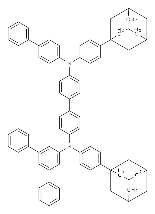 N4-([1,1'-biphenyl]-4-yl)-N4'-([1,1':3',1''-terphenyl]-5'-yl)-N4,N4'-bis(4-(adamantan-1-yl)phenyl)-[1,1'-biphenyl]-4,4'-diamine