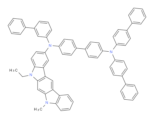 N4-([1,1'-biphenyl]-3-yl)-N4',N4'-di([1,1'-biphenyl]-4-yl)-N4-(5-ethyl-7-methyl-5,7-dihydroindolo[2,3-b]carbazol-2-yl)-[1,1'-biphenyl]-4,4'-diamine