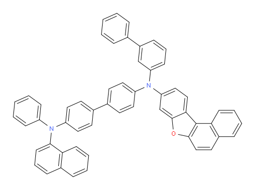 N4-([1,1'-biphenyl]-3-yl)-N4'-(naphthalen-1-yl)-N4-(naphtho[2,1-b]benzofuran-9-yl)-N4'-phenyl-[1,1'-biphenyl]-4,4'-diamine