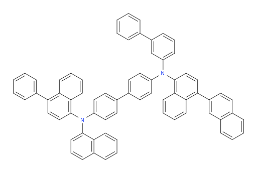 N4-([1,1'-biphenyl]-3-yl)-N4-([1,2'-binaphthalen]-4-yl)-N4'-(naphthalen-1-yl)-N4'-(4-phenylnaphthalen-1-yl)-[1,1'-biphenyl]-4,4'-diamine