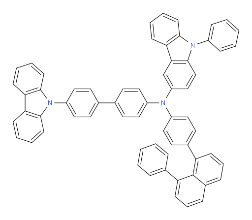 N-(4'-(9H-carbazol-9-yl)-[1,1'-biphenyl]-4-yl)-9-phenyl-N-(4-(8-phenylnaphthalen-1-yl)phenyl)-9H-carbazol-3-amine