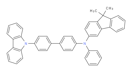 N-(4'-(9H-carbazol-9-yl)-[1,1'-biphenyl]-4-yl)-9,9-dimethyl-N-phenyl-9H-fluoren-3-amine