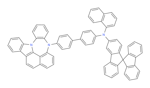 N-(4'-(4H-4,8b-diazaindeno[1,2,3-gh]pleiaden-4-yl)-[1,1'-biphenyl]-4-yl)-N-(naphthalen-1-yl)-9,9'-spirobi[fluoren]-3-amine