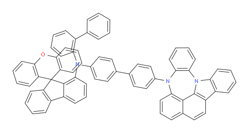 N-(4'-(4H-4,8b-diazaindeno[1,2,3-gh]pleiaden-4-yl)-[1,1'-biphenyl]-4-yl)-N-([1,1'-biphenyl]-2-yl)spiro[fluorene-9,9'-xanthen]-1-amine
