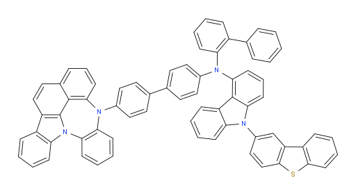 N-(4'-(4H-4,8b-diazaindeno[1,2,3-gh]pleiaden-4-yl)-[1,1'-biphenyl]-4-yl)-N-([1,1'-biphenyl]-2-yl)-9-(dibenzo[b,d]thiophen-2-yl)-9H-carbazol-4-amine